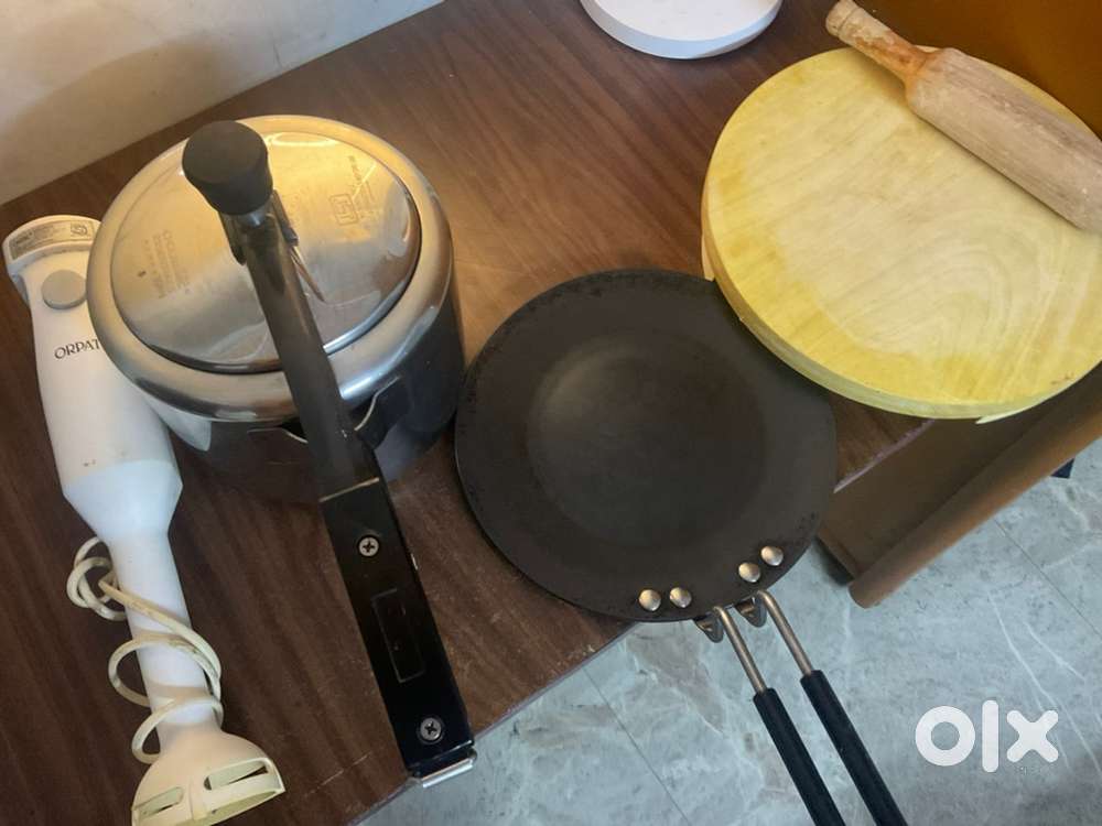Cooker 3L, Grinder, Anodised tawa, chakla belan (induction compatible)