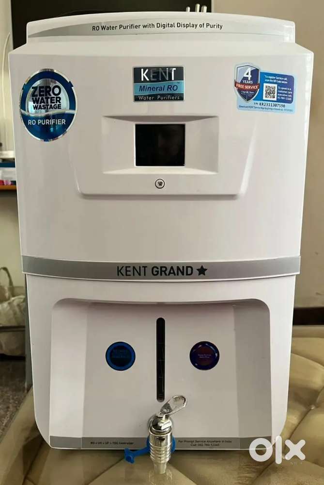 KENT RO water purifier with digital display of purity