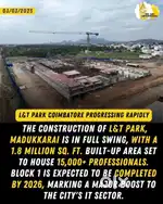 L&T IT park nearby, Eachanari -DTCP plots in malumicampatti