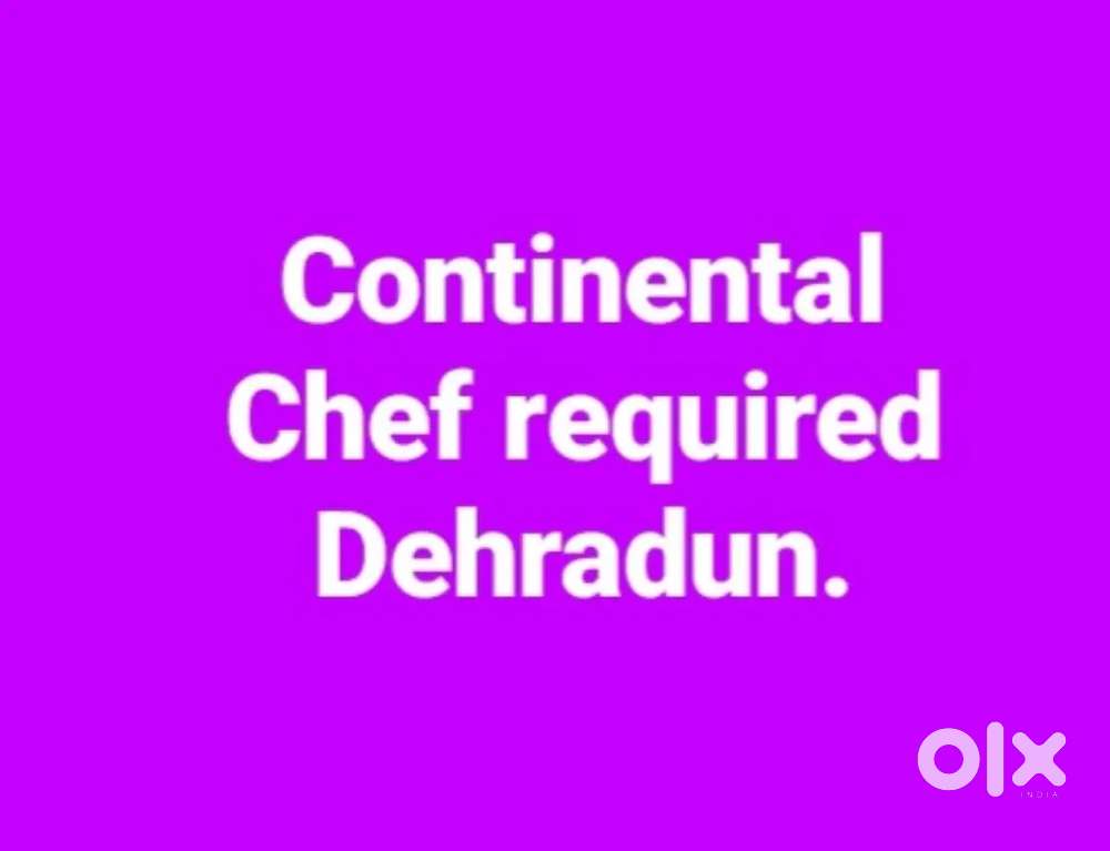 Bakery chef required