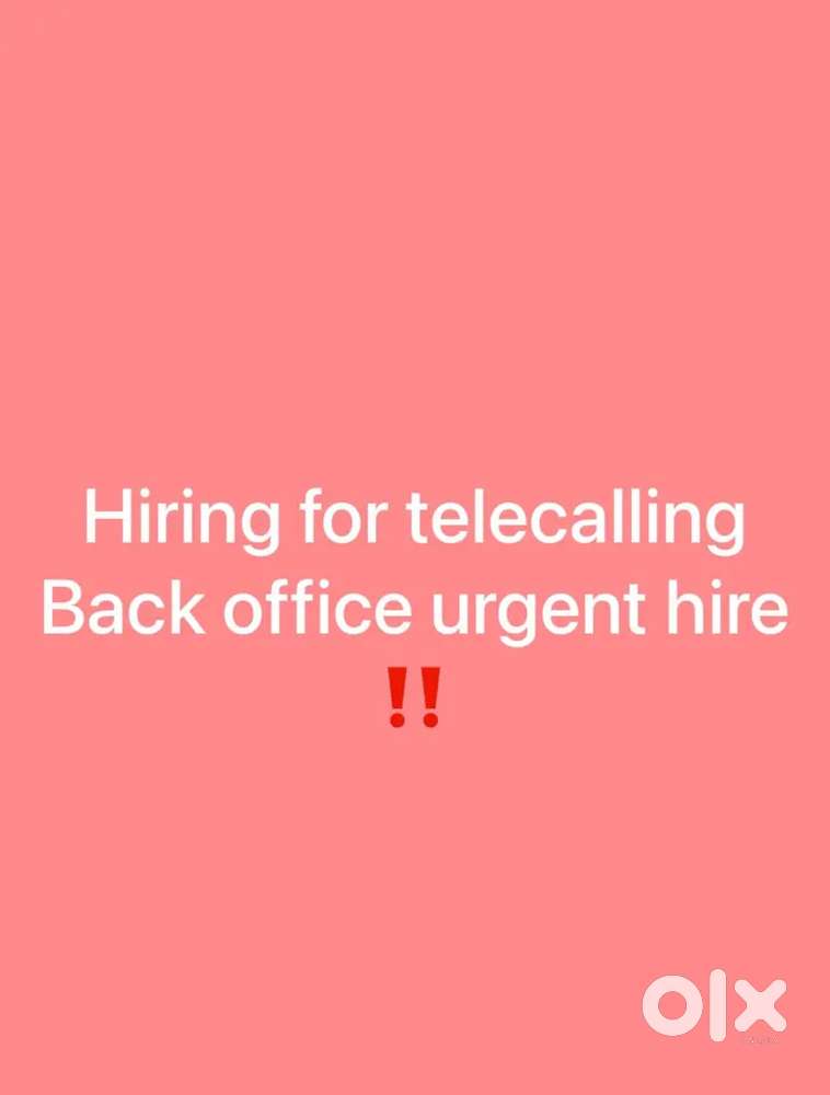 Back office girl only