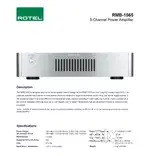 Rotel -Power Amplifier -Home Theater -Kimber-Line Magnetic LM-216IA