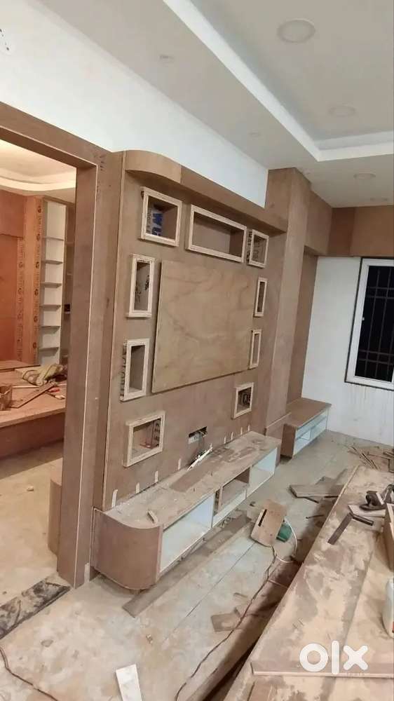 फलेट में वुडन फर्नीचर ओर ओल वकॅ समाधान ऐक ही एजंसी से