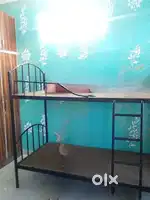 Solid iron bunk bed