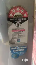LG Double door 5 star fridge.