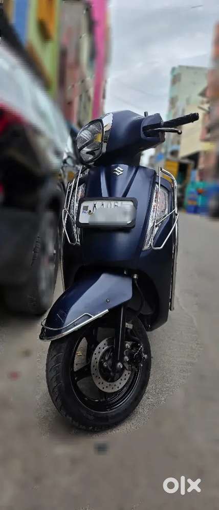 Suzuki Access 125cc Bluetooth matt Blue 2022 model