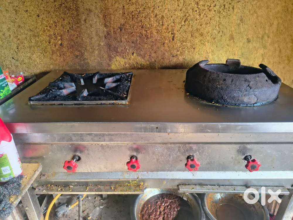 All kitchen equipments for cafe or restaurant