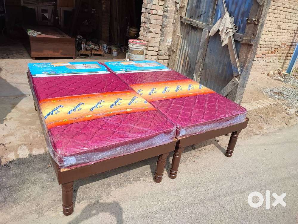 New Designer Double Bed Only Rs 7500/- Gadde alage se 2500 se stat