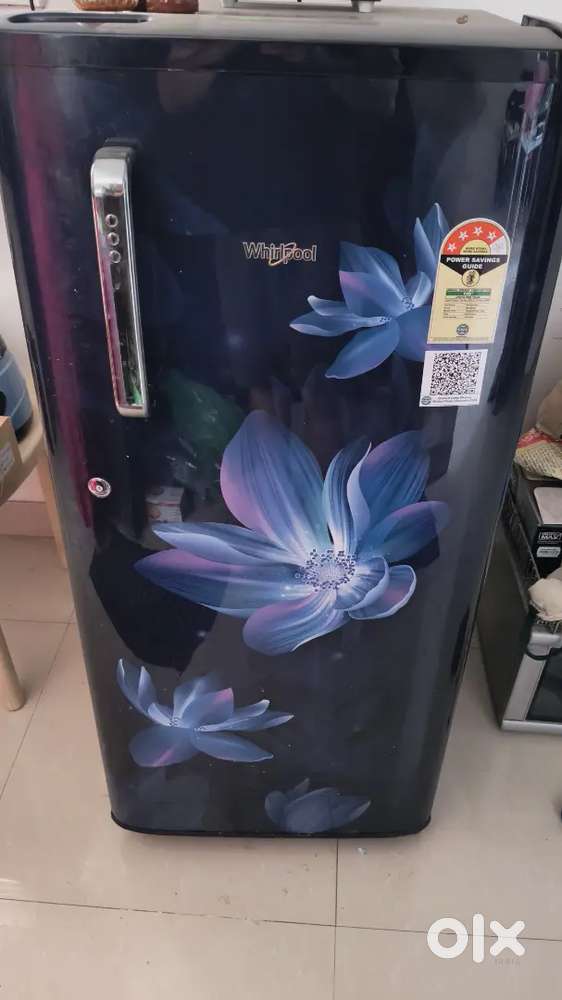 Whirlpool Single Door Refrigerator – 184 L (1 Year Old) and Stabilizer