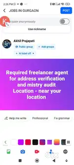 Freelancer agent