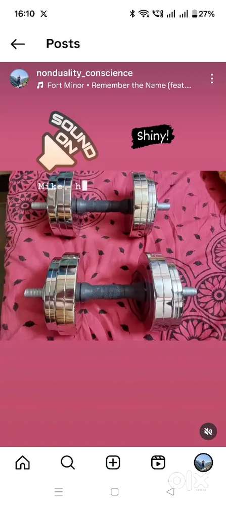 Gym 30kg workout set gym equipment