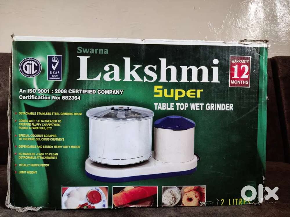 Lakshmi super table top wet grinder