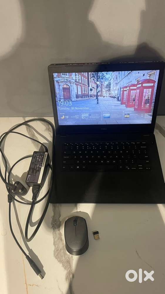 Dell Laptop + free logitech mouse,i5 7th Gen,8GB RAM,256GB SSD,4GB GPU