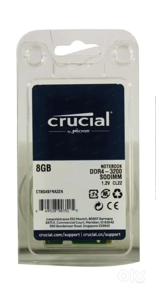 Crucial DDR4 Laptop Ram 8gb