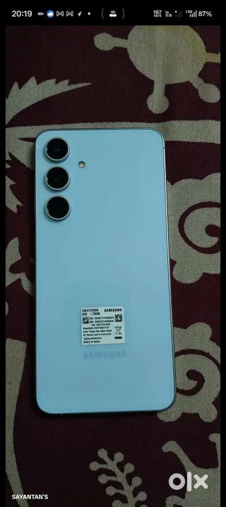 Samsung S24 FE 128/8GB Blue Open box