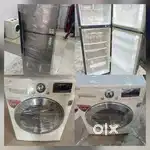 Id78 godrej double door refrigerator & washing machine fully automatic