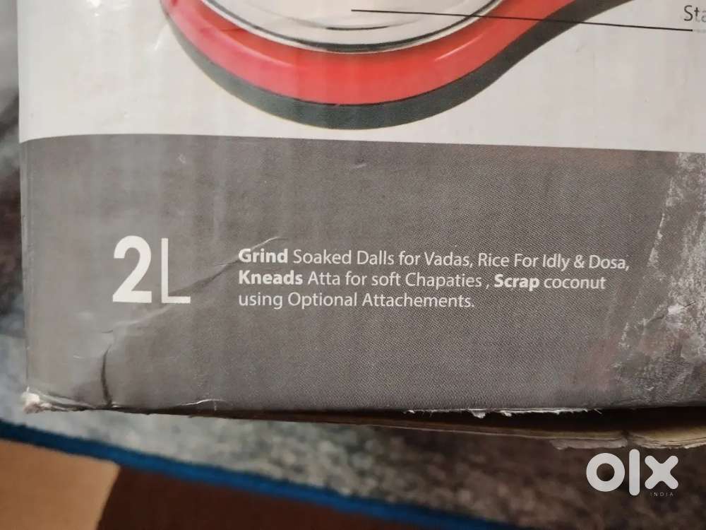 Table top wet grinder