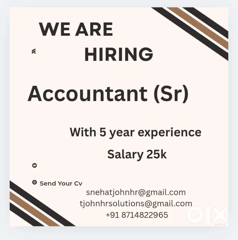 Sr. ACCOUNTANT