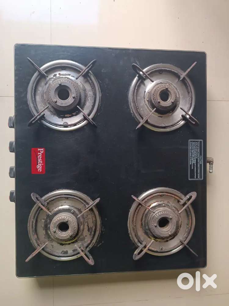 PRESTIGE 4 BURNER GAS STOVE  / COMMERCIAL IDLI COOKER FOR 72 IDLI