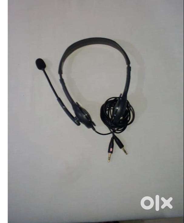 Logitech M/N A00021 Stereo Wired Over Ear Headphones with Rotating MIC