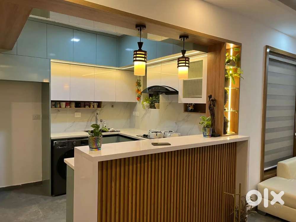 Near vytilla metro 2 bhk premium furnished 2 bhk flat for rent