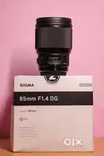 Sigma 85mm f1.4 art lens ( canon mount)