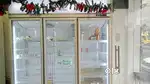 Aadwin Freezer 3 door  4 years old and steel trolley for sale