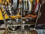 Steel utensils Rack