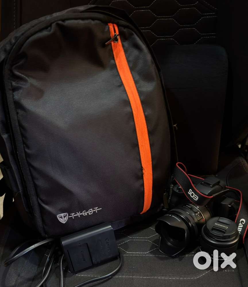 Canon m50 mark II with 50 mm prime lens and kit lens