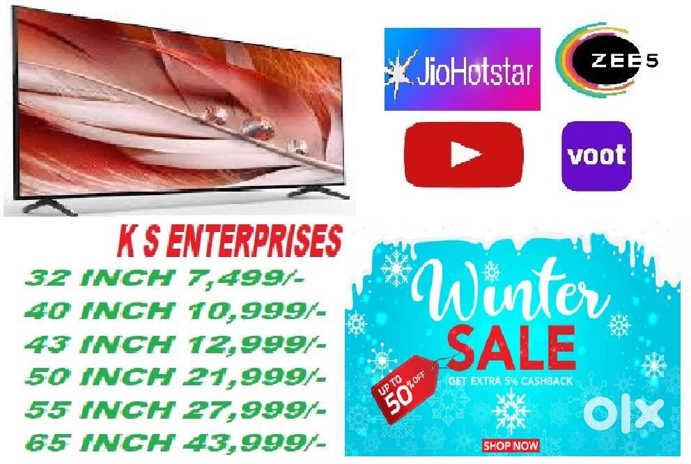 50 INCH GOOGLE TV, 4K UHD, VOICE COMMAND @ 21,999/- ONLY