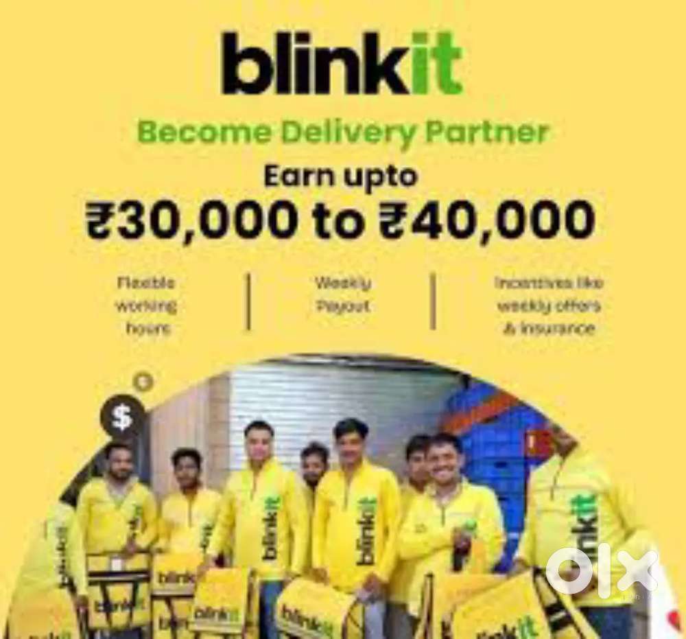 Blinkit Delivery boy job
