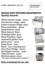 Restaurant Kitchen Equipment
