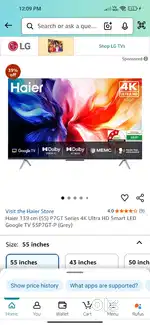 LED Selling 55inch