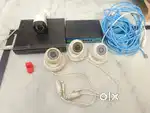 CCTV Camera 4 cameras Dvr etc