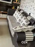 6 seat luxury sofa set with cusins, L sape sofa set