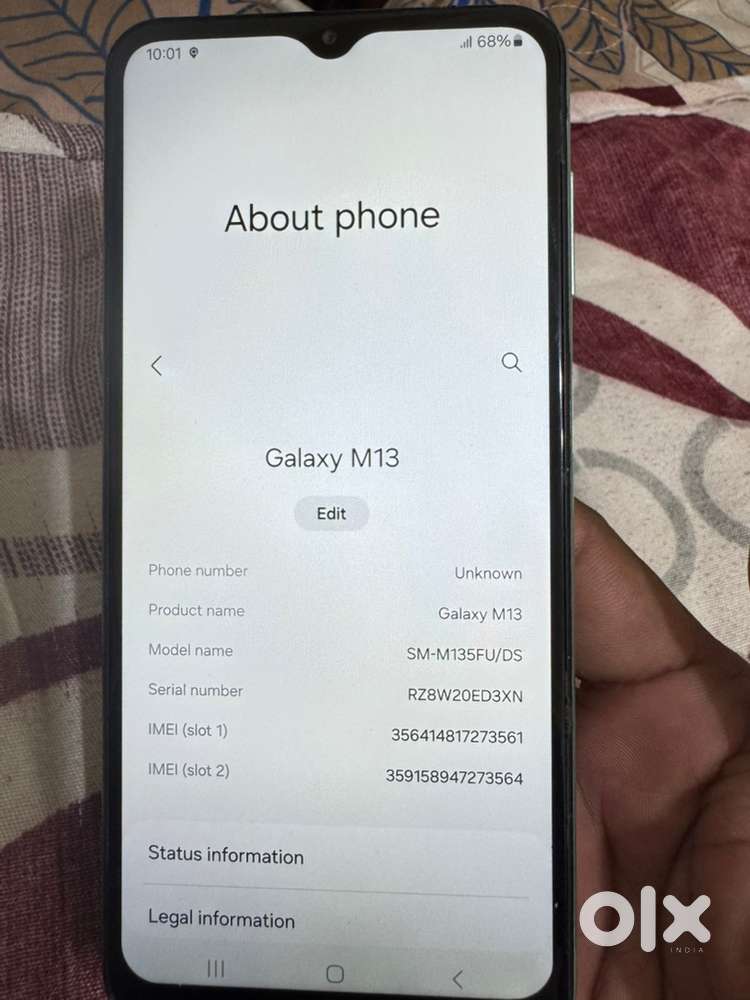 Samsumg M13 mobile phone