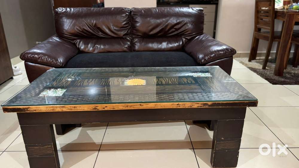 Urban ladder 2 Seater Sofa with Center Table