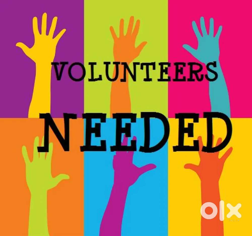 Volunteers vacancy