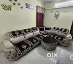 L shape Sofa and Teapoy is for sell