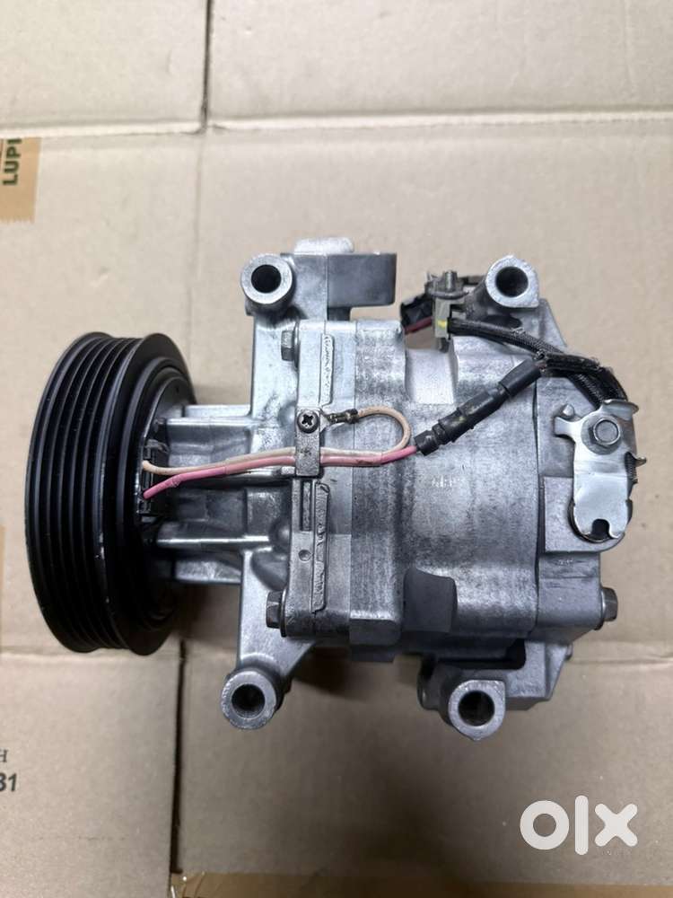 BRIO/AMAZE PETROL CAR AC COMPRESSOR OEM AND 100% GENIUNE.