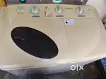 Old washing machine in working condition