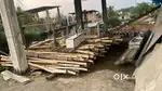 1time used wood and bamboo for sale