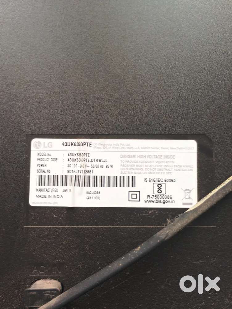 Lg43inches