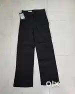 Women Black Jean Straight Fit High-Rise Stretchable Jeans