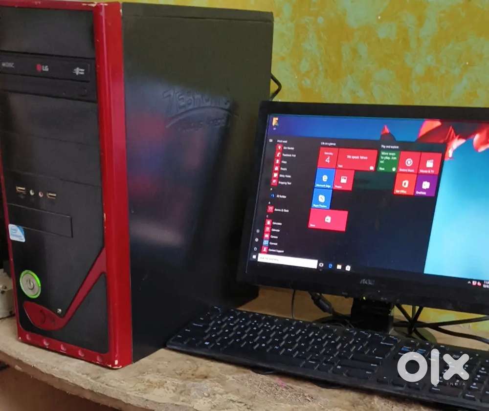 my i3 3rd generation 4gb ram desktop pc monitor computer set