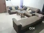 5 seater Sofa set with diwan + center table