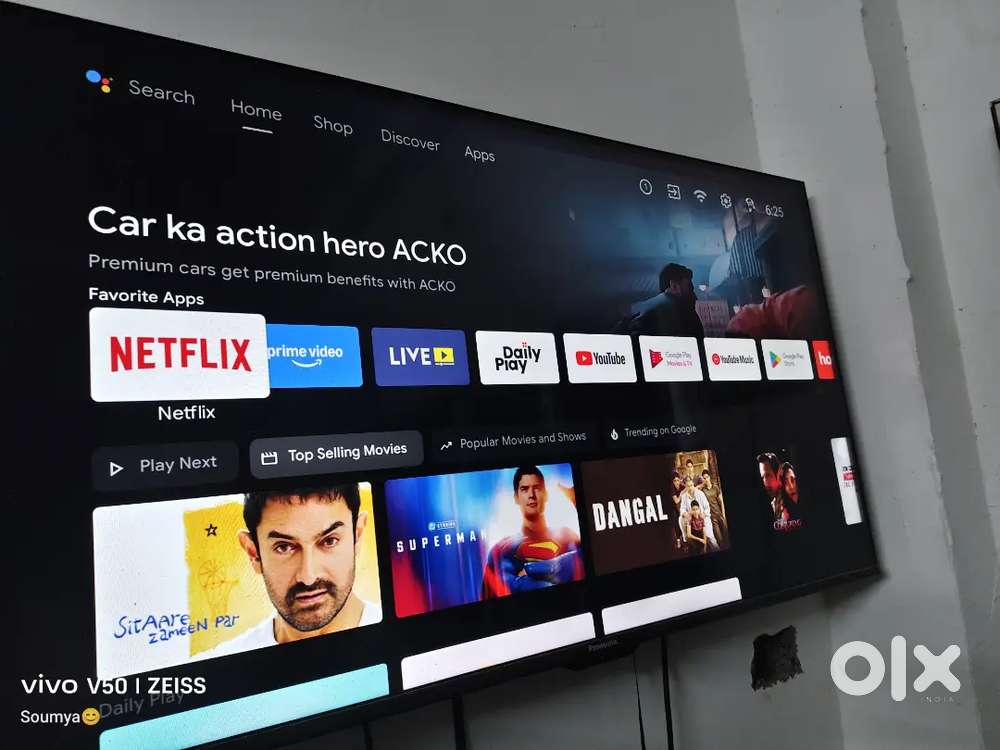 Panasonic 43 4K Ultra HD Smart Android LED

TV - Excellent Condition