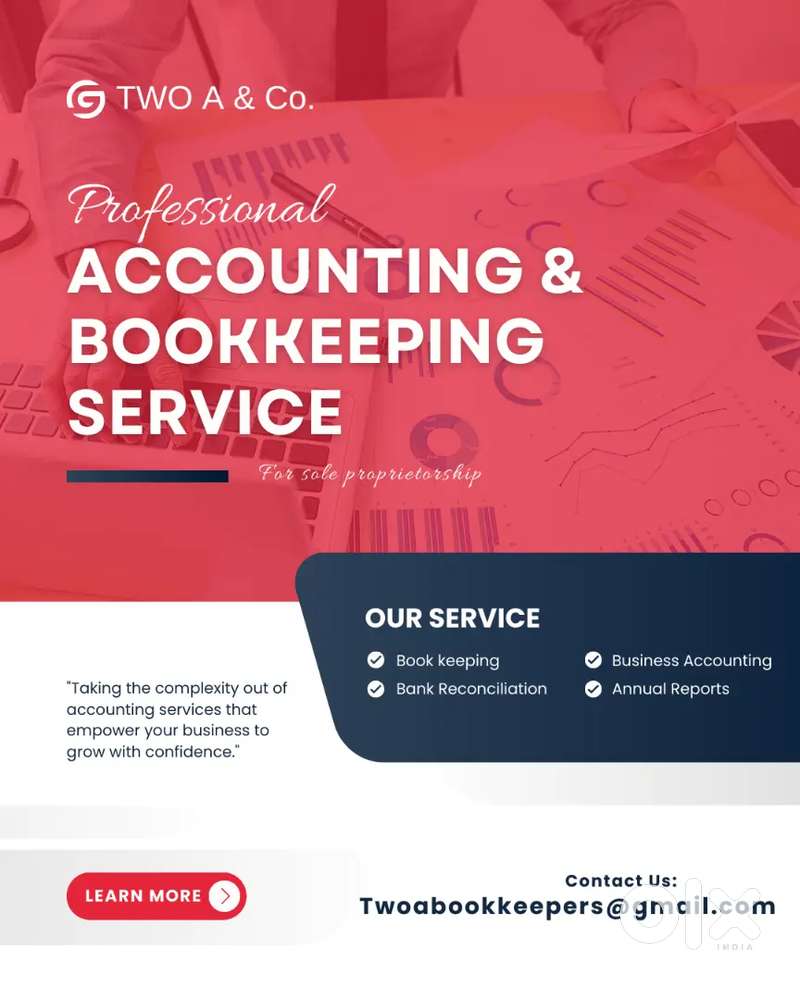 Accounting services Done for  small business contact