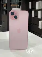 Iphone 15plus 128gb pink 95% battery with bill 3months apple warranty