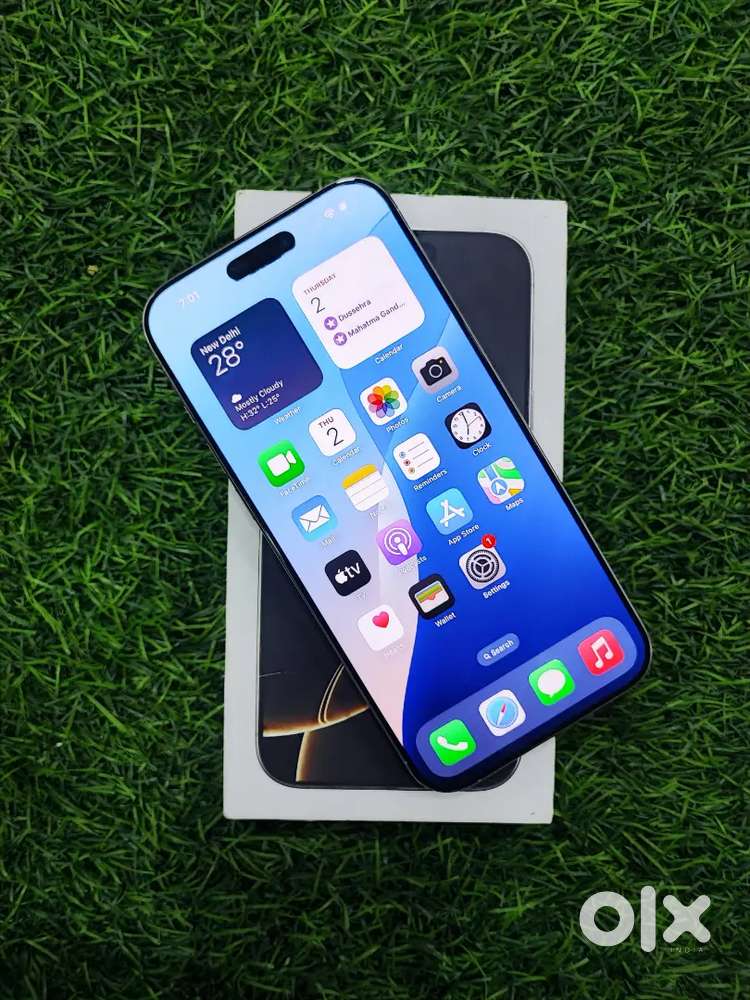 IPHONE 16 PRO MAX 256GB BATTERY HEALTH 93% IN NEAT CONDITION WITH. BOX